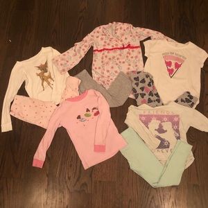 GIRLS PAJAMA SETS BUNDLE